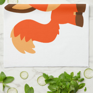 Toalla Cute Personalizado Fox Y Butterfly Kitchel