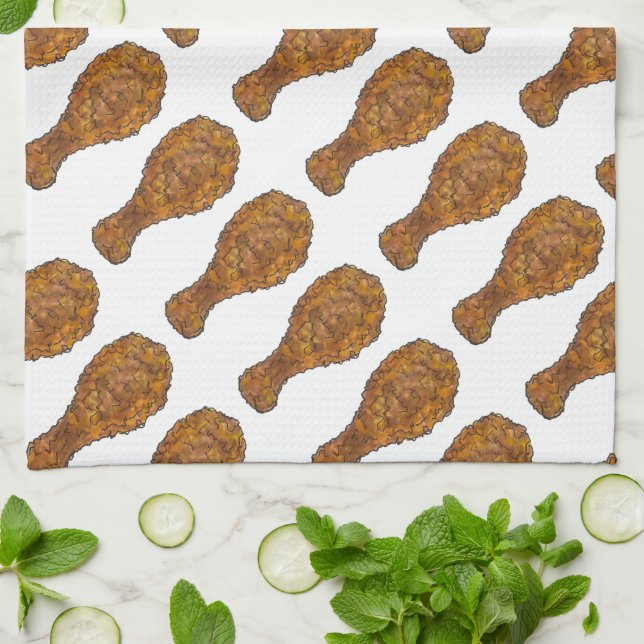 Toalla de Alimento de Alma de Tela de pollo frito (Doblado)