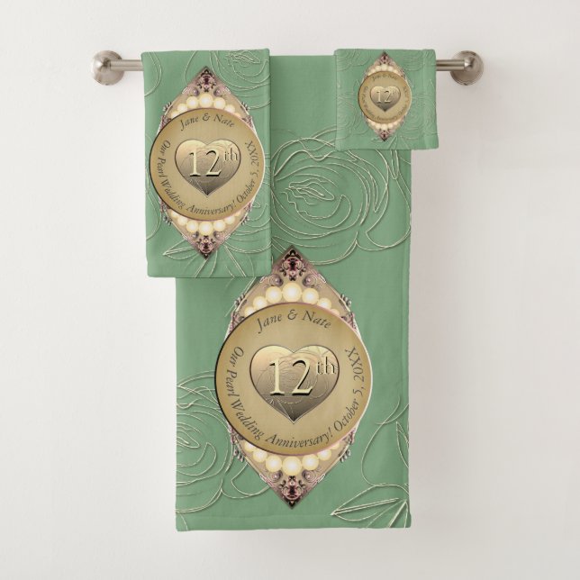 Toalla de Aniversario de la Perla 12 y 30 (In situ)