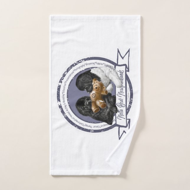 Toalla de baba con logotipo de Notta Bear (Toalla de mano)