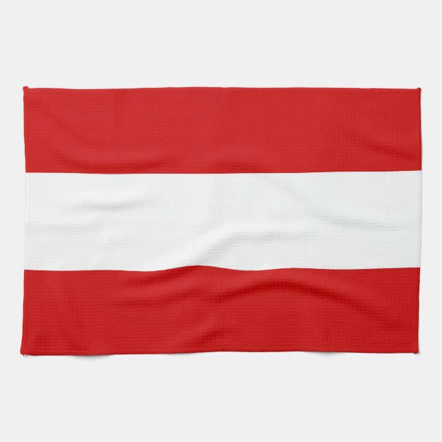 toalla de bandera de austria (Horizontal)