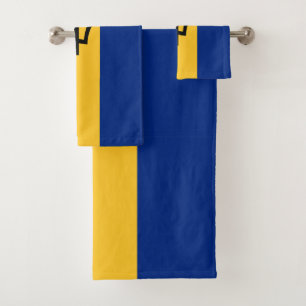 Toalla de bandera de Barbados