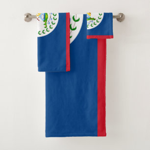 Toalla de bandera de Belice