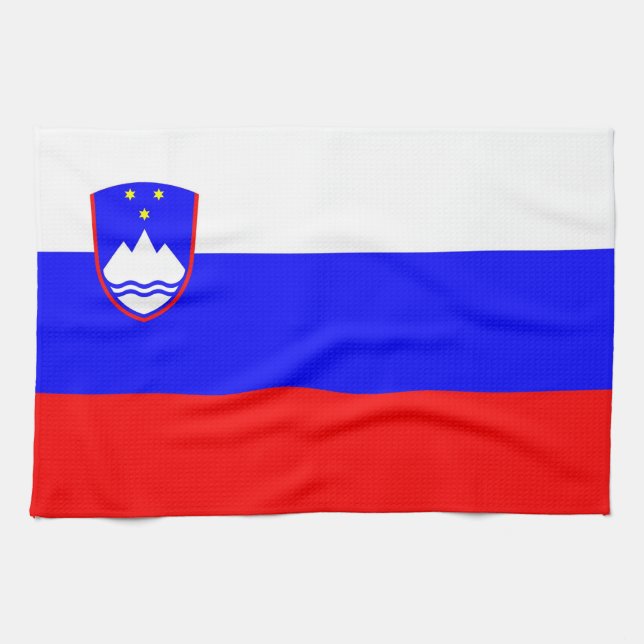 toalla de bandera de eslovenia (Horizontal)