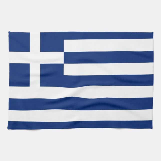 toalla de bandera de Grecia (Horizontal)