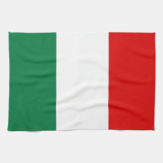 toalla de bandera de italia (Horizontal)