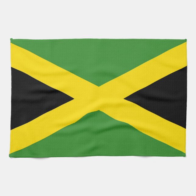 toalla de bandera de jamaica (Horizontal)