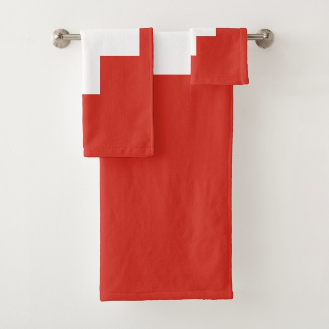 Toalla de bandera de Suiza (In situ)