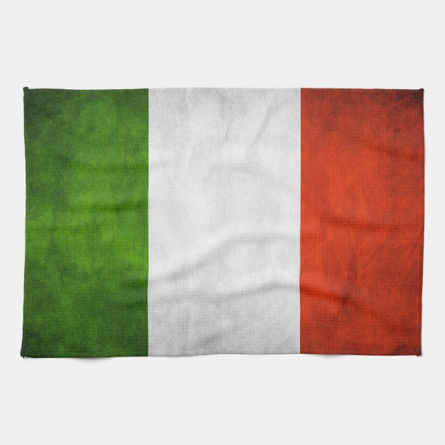 Toalla de bandera italiana de 16" x 24 (Horizontal)