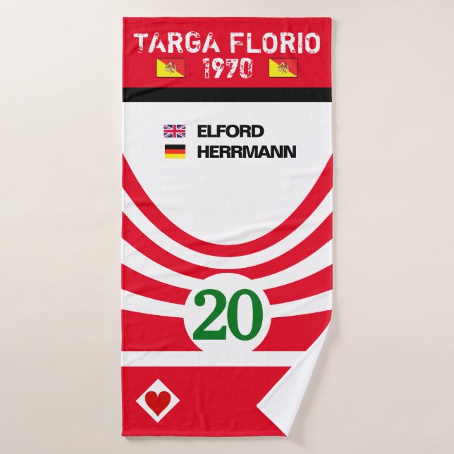 Toalla de baño ACE OF HEARTS 1970 (Toalla de baño)