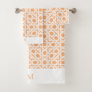 Toalla de baño Apricot Marroquí Trellis