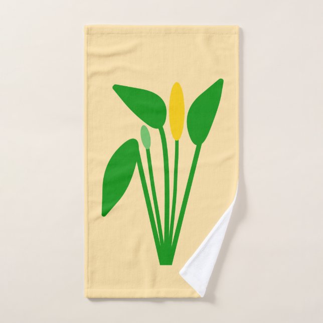 Toalla de baño Araceae (Toalla de mano)