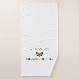 Toalla de baño Art Déco personalizada del Hotel Gi