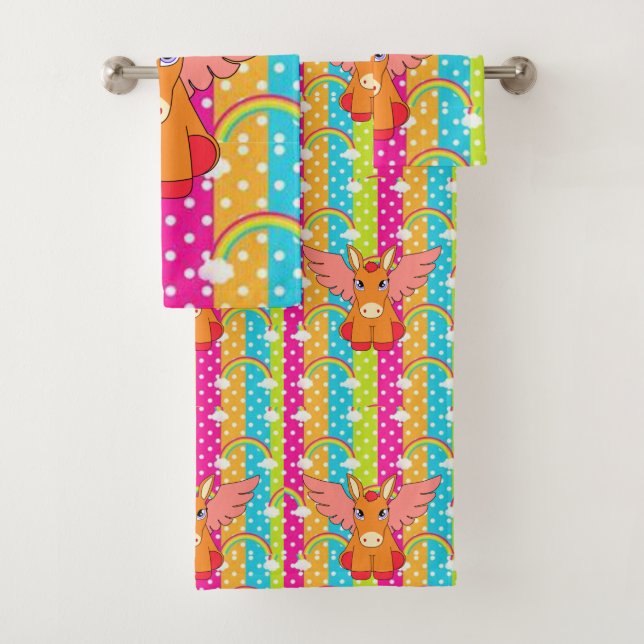 Toalla de baño confecciona burro (In situ)