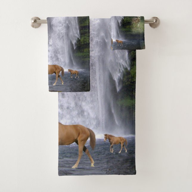 Toalla de baño Conjuntos de Caballos (In situ)