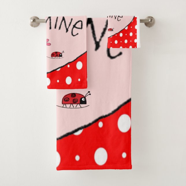 Toalla de baño Conjuntos El día de San Valentín Sé (In situ)