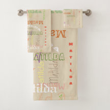 Toalla de baño conocida modificada para requisitos