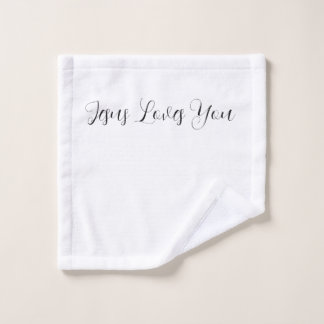 Toalla de baño cristiana Jesús te ama