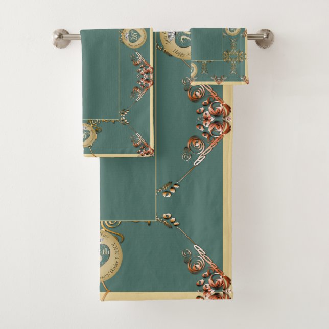 Toalla de baño de 26°/cualquier Boda Aniversario (In situ)