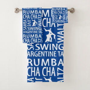 Toalla de baño de baile de salón