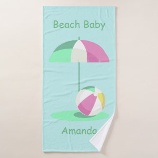 Toalla de baño de Beach Baby Girl