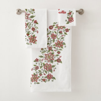 Toalla De Baño De Beading Metis Tela De Arte Nativ