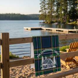 Toalla de baño de cabaña de familia rústica person
