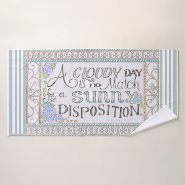 Toalla de baño de disposición soleada (Toalla de baño)