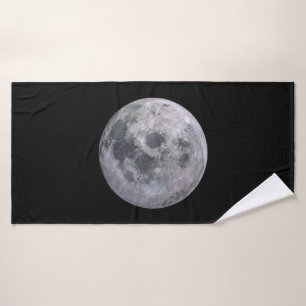 Toalla de baño de encargo de la LUNA LLENA