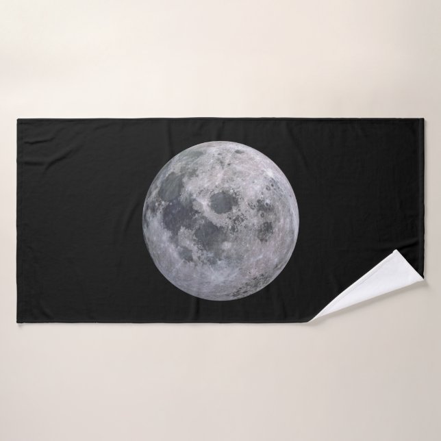 Toalla de baño de encargo de la LUNA LLENA (Toalla de baño)