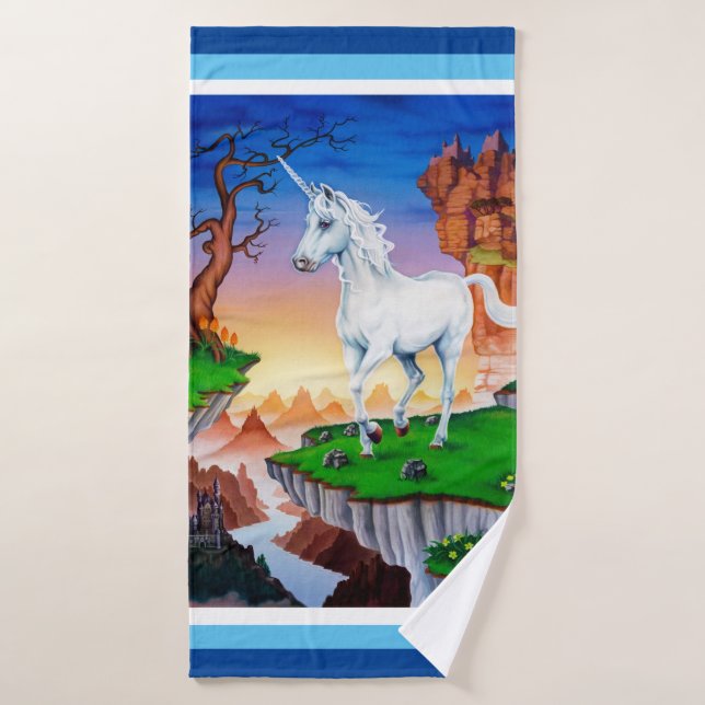 Toalla de baño de fantasía de Unicorn (Toalla de baño)