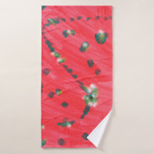 Toalla de baño de flujo de amor