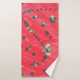 Toalla de baño de flujo de amor