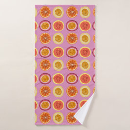 Toalla de baño de fruta hawaiana pasión naranja gu