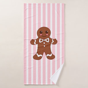 Toalla de baño de galleta de jengibre