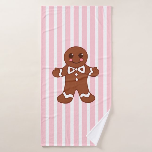 Toalla de baño de galleta de jengibre (Toalla de baño)