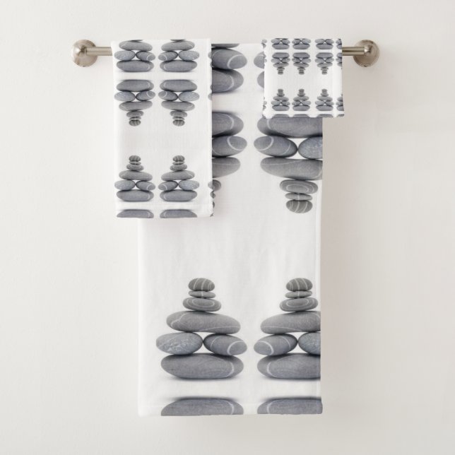 Toalla de baño de guijarros (In situ)