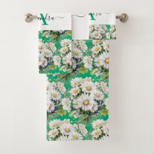 Toalla de baño de lujo   Mímate con flores