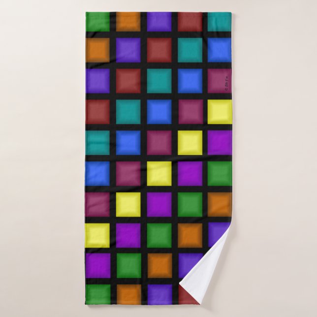 Toalla de baño de mosaico (Toalla de baño)