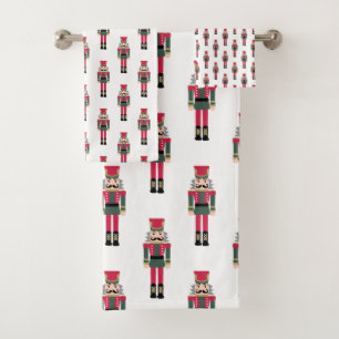 Toalla de baño de Navidades de ballet de pepino