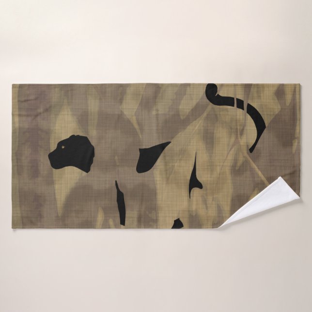 Toalla de baño de panther (Toalla de baño)