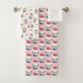 Toalla De Baño De Pastel - Postre De Punto De Polk