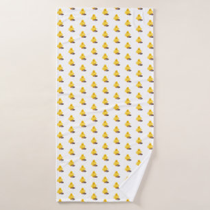 Toalla de baño de pato amarillo