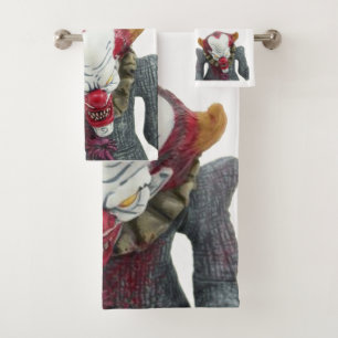 Toalla de baño de payaso