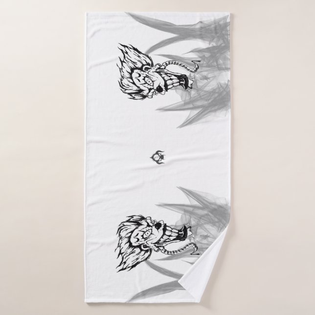Toalla de baño de payaso malvado (Toalla de baño)