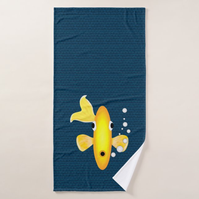 Toalla de baño de pez dorado (Toalla de baño)