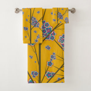 Toalla de baño de ramas peculiares