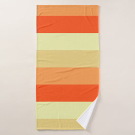 Toalla de baño de rayas de color mixto - suave y e