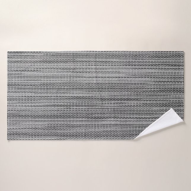 Toalla de baño de tela gris falsa (Toalla de baño)