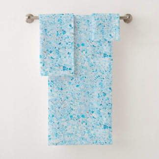 Toalla de baño de terrazzo de moda